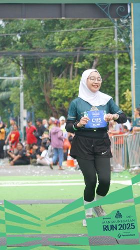 Race photo from Mangkunegaran Run 2025