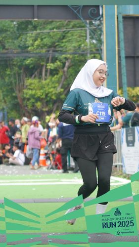 Race photo from Mangkunegaran Run 2025