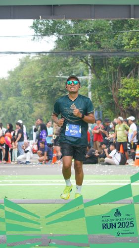 Race photo from Mangkunegaran Run 2025