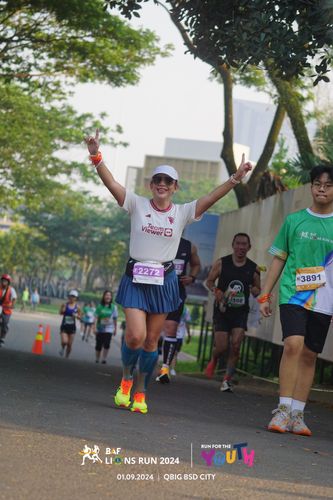 Race photo from BAF LIONS RUN 2024