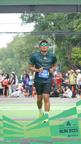 Race photo from Mangkunegaran Run 2025