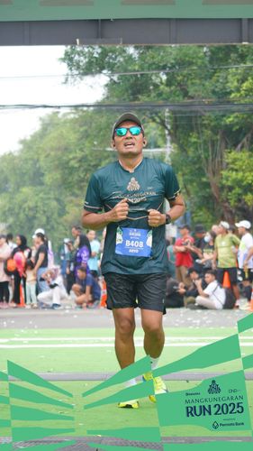 Race photo from Mangkunegaran Run 2025