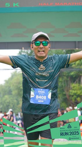 Race photo from Mangkunegaran Run 2025