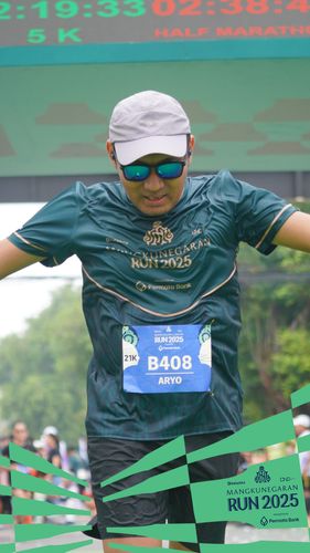 Race photo from Mangkunegaran Run 2025