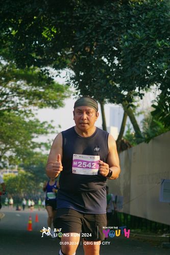 Race photo from BAF LIONS RUN 2024