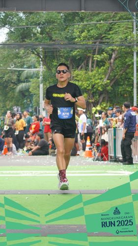 Race photo from Mangkunegaran Run 2025