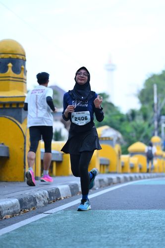 Race photo from KEMLU RUN 2025