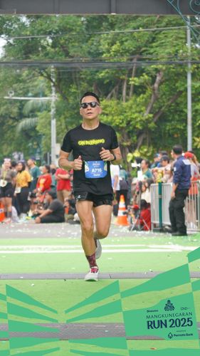 Race photo from Mangkunegaran Run 2025