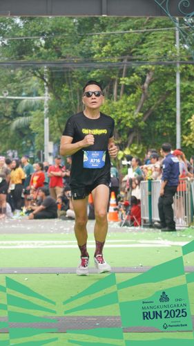 Race photo from Mangkunegaran Run 2025