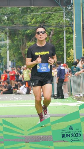 Race photo from Mangkunegaran Run 2025