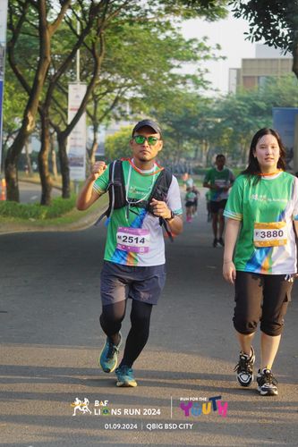 Race photo from BAF LIONS RUN 2024