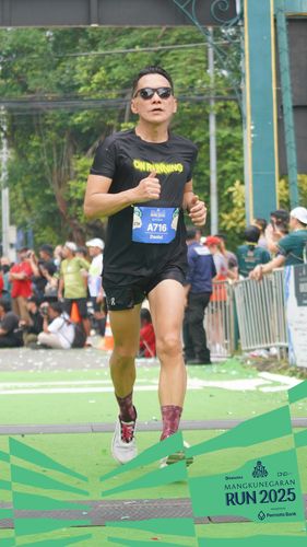 Race photo from Mangkunegaran Run 2025