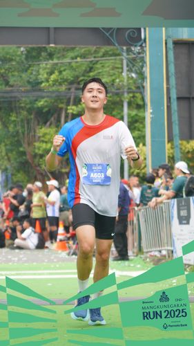 Race photo from Mangkunegaran Run 2025