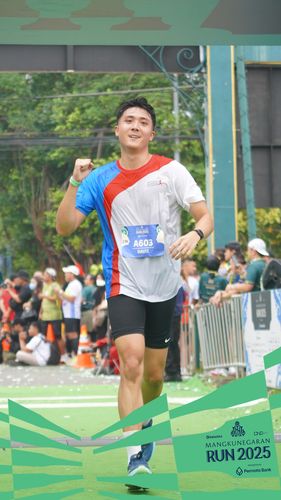 Race photo from Mangkunegaran Run 2025