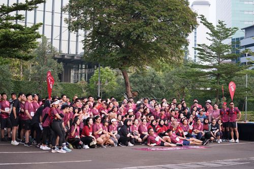 Race photo from Assurance Fun Run 2024