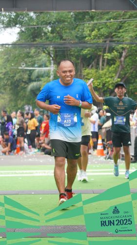 Race photo from Mangkunegaran Run 2025