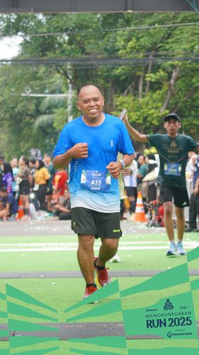 Race photo from Mangkunegaran Run 2025