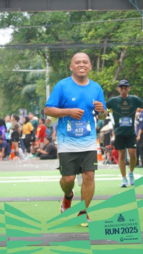 Race photo from Mangkunegaran Run 2025