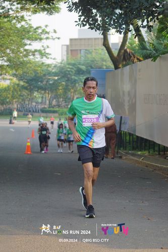 Race photo from BAF LIONS RUN 2024