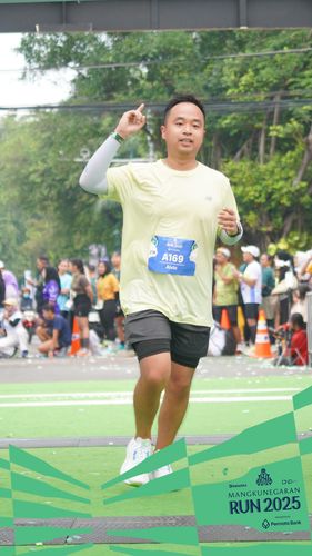 Race photo from Mangkunegaran Run 2025