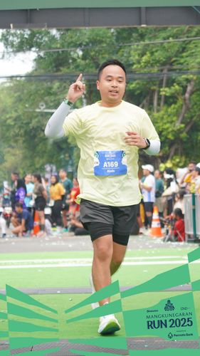Race photo from Mangkunegaran Run 2025