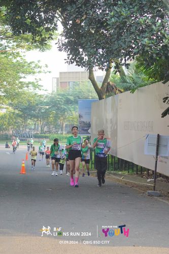 Race photo from BAF LIONS RUN 2024