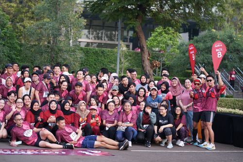 Race photo from Assurance Fun Run 2024