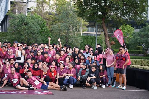 Race photo from Assurance Fun Run 2024