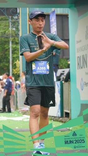 Race photo from Mangkunegaran Run 2025