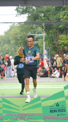 Race photo from Mangkunegaran Run 2025