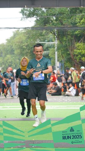 Race photo from Mangkunegaran Run 2025