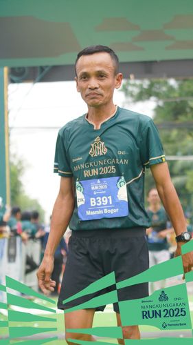 Race photo from Mangkunegaran Run 2025