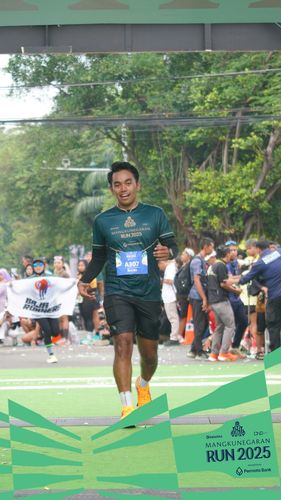 Race photo from Mangkunegaran Run 2025