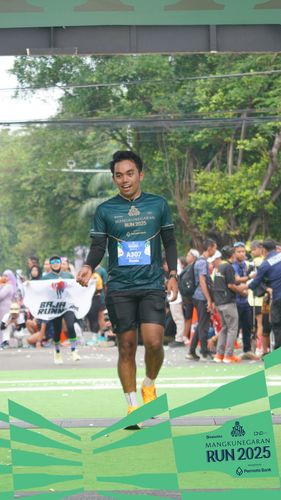 Race photo from Mangkunegaran Run 2025