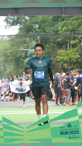 Race photo from Mangkunegaran Run 2025