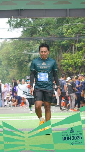 Race photo from Mangkunegaran Run 2025