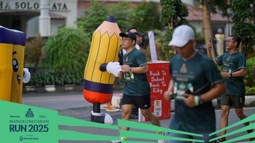 Race photo from Mangkunegaran Run 2025