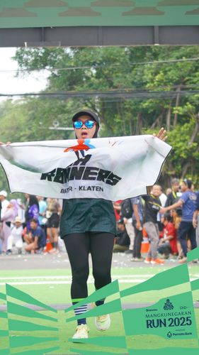 Race photo from Mangkunegaran Run 2025