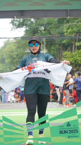 Race photo from Mangkunegaran Run 2025