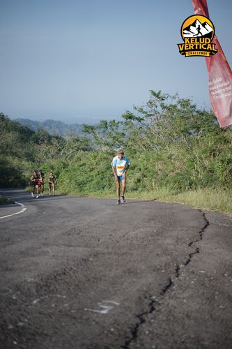 Race photo from Kelud Vertical Challenge 2024