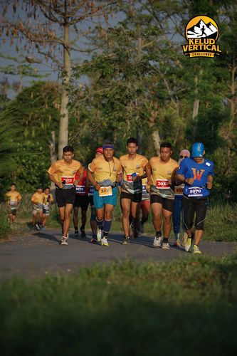 Race photo from Kelud Vertical Challenge 2024
