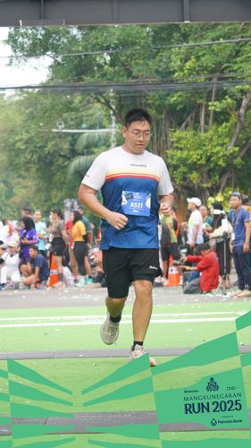 Race photo from Mangkunegaran Run 2025