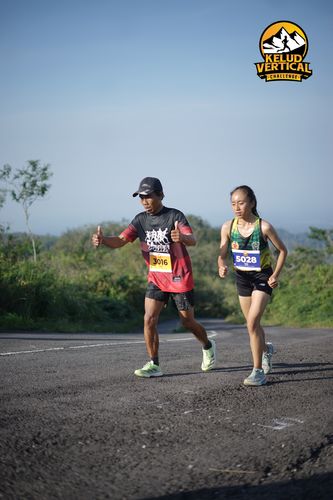 Race photo from Kelud Vertical Challenge 2024