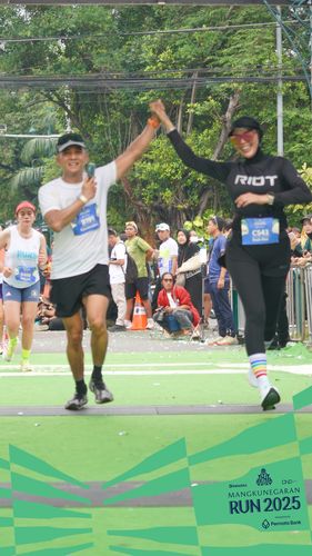 Race photo from Mangkunegaran Run 2025