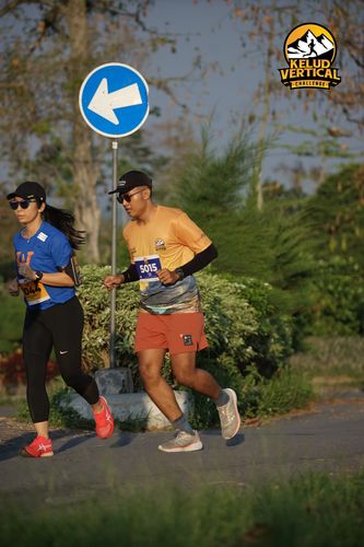 Race photo from Kelud Vertical Challenge 2024