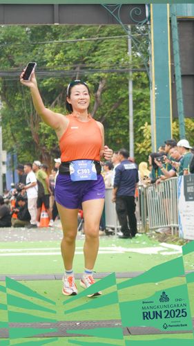 Race photo from Mangkunegaran Run 2025