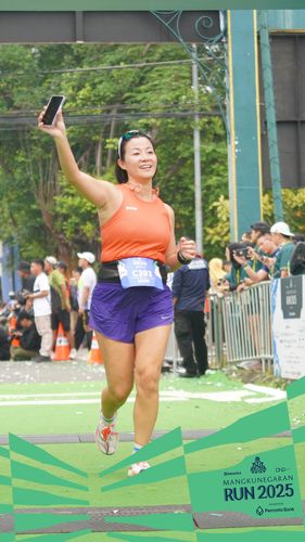 Race photo from Mangkunegaran Run 2025