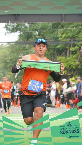 Race photo from Mangkunegaran Run 2025