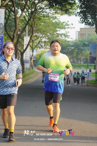 Race photo from BAF LIONS RUN 2024