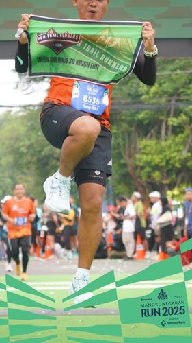 Race photo from Mangkunegaran Run 2025